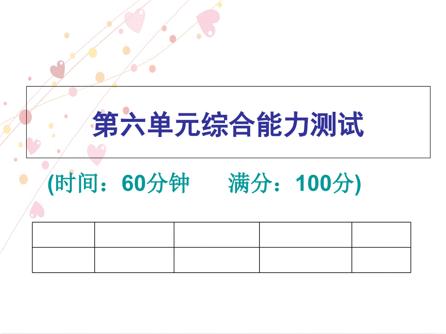 部编版六年级下册语文第六单元综合能力测试课件_第1页