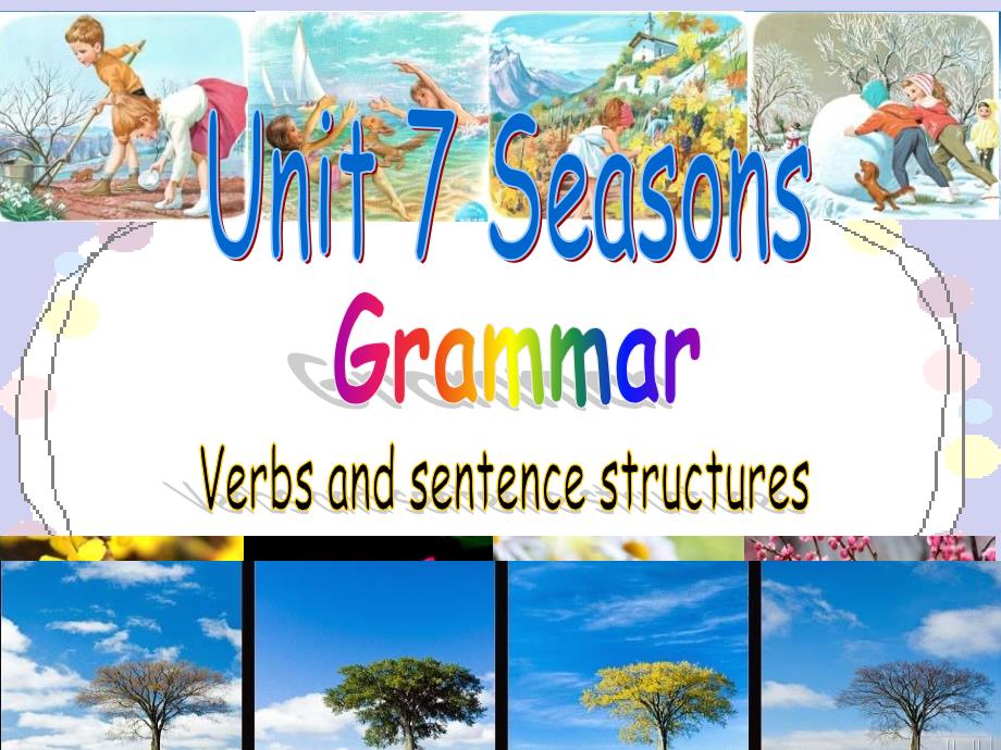 译林版八年级英语上册ppt课件Unit-7-Seasons-Grammar_第1页