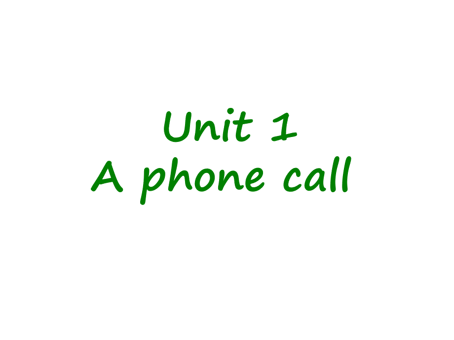 2020剑桥英语-五年级下Unit-1-A-phone-call课件_第1页