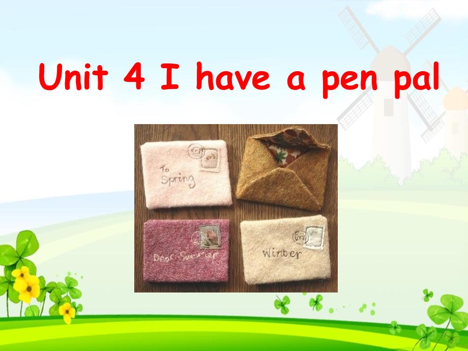 小学英语六年级上册《Unit-4-I-have-a-pen-pal-》复习ppt课件_第1页