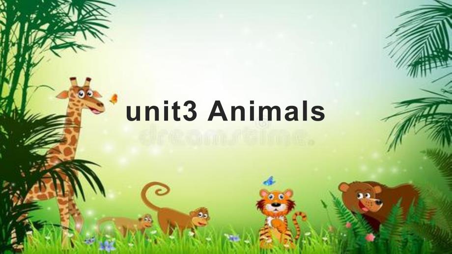 unit3-Animals一年级ppt课件_第1页