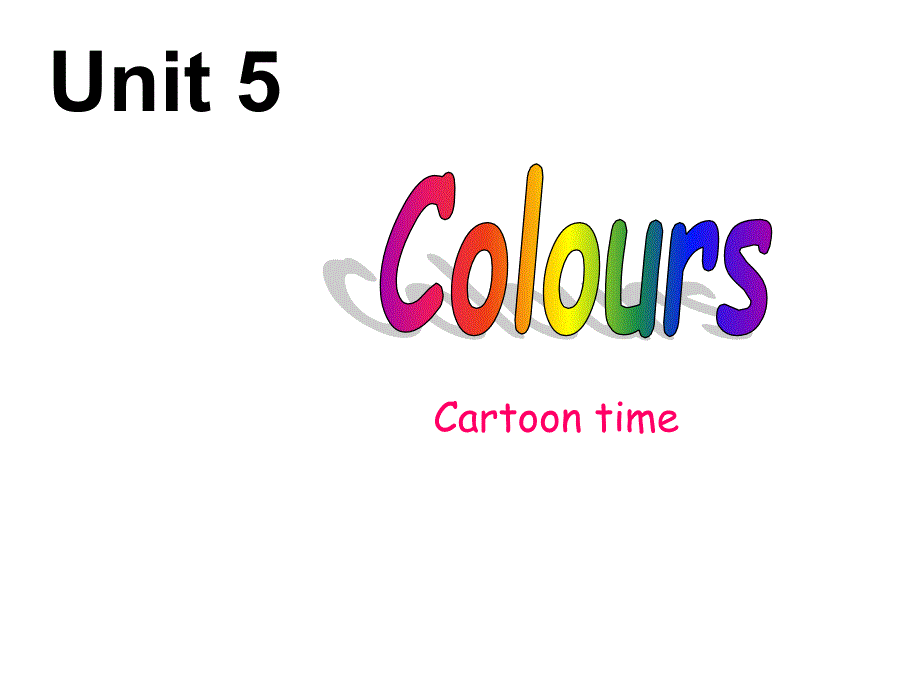 一年级上册英语ppt课件-Unit6-Colours1人教(新起点)_第1页