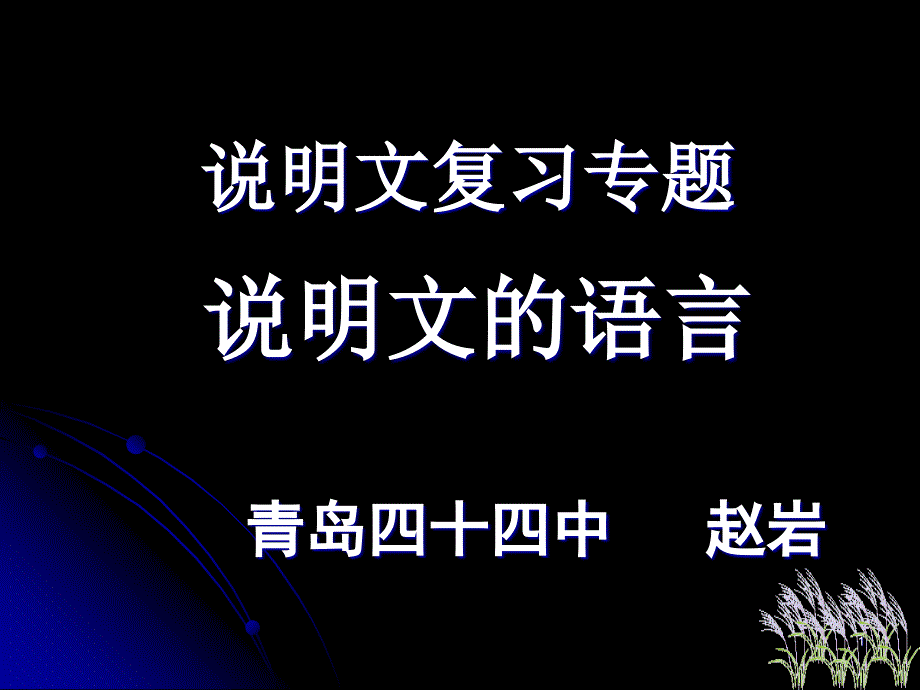 说明文复习之说明文语言课件_第1页