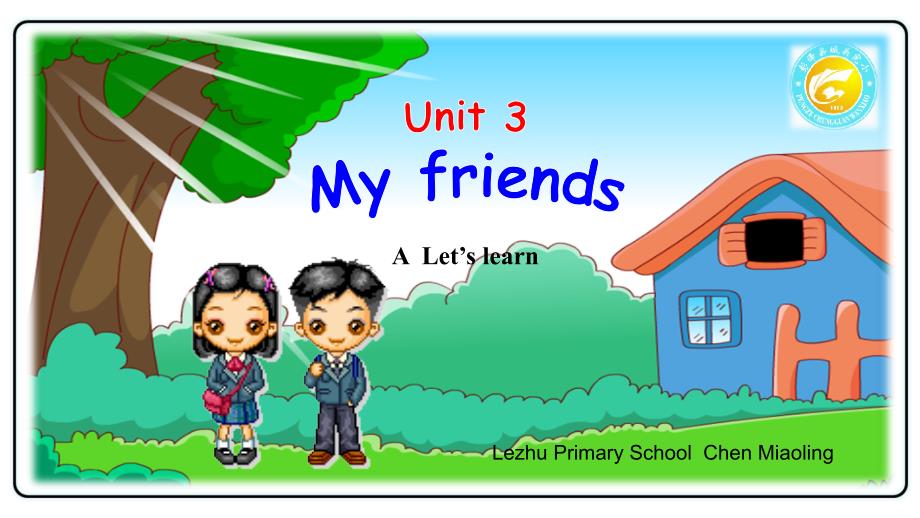 人教PEP小学英语四年级《My-Friends》全英说课稿课件_第1页