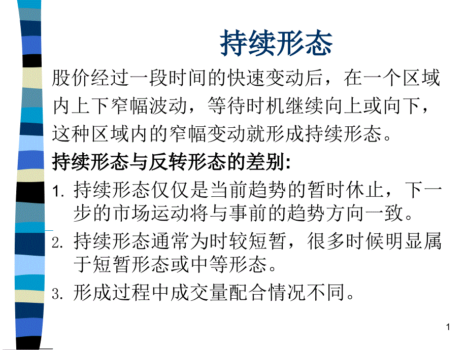 股价形态分析概述课件_第1页