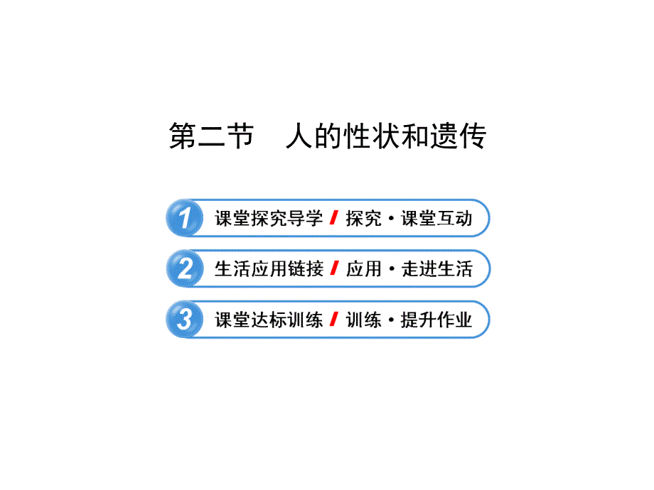 人的性状和遗传ppt课件2（苏教版八年级下册）_第1页