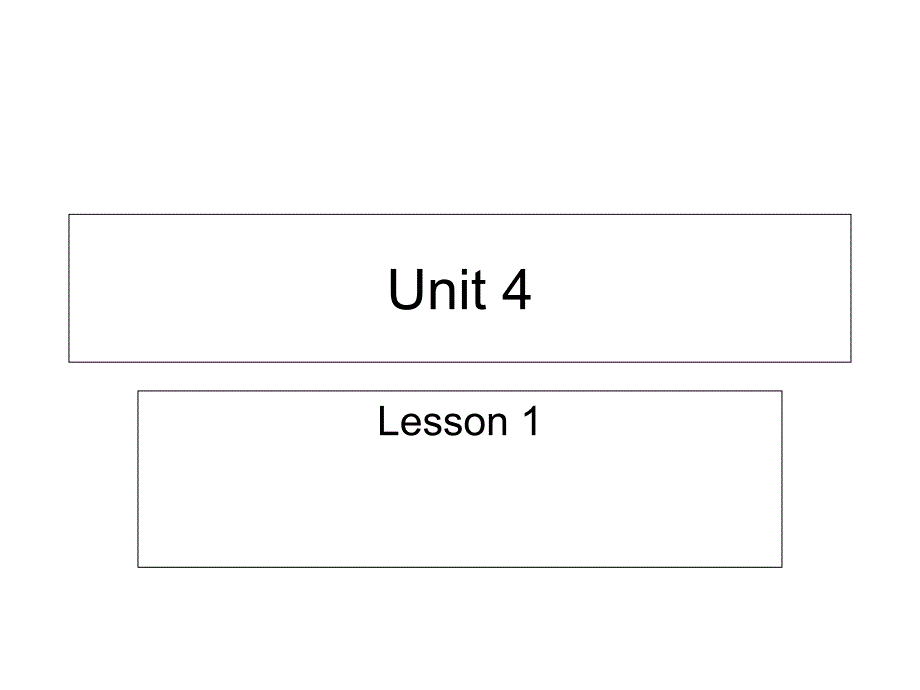 鲁科版英语-三年级上册-第四单元第一课时-Unit4-L1课件_第1页