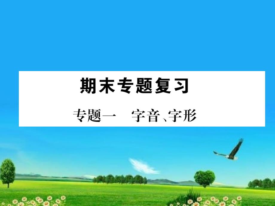 部编版初中八年级语文下册专题1字音字形课件_第1页