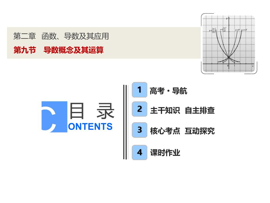 高考数学一轮复习导数概念及其运算课件_第1页