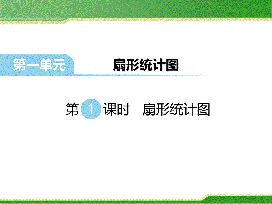 2021年优质教学ppt课件扇形统计图_第1页