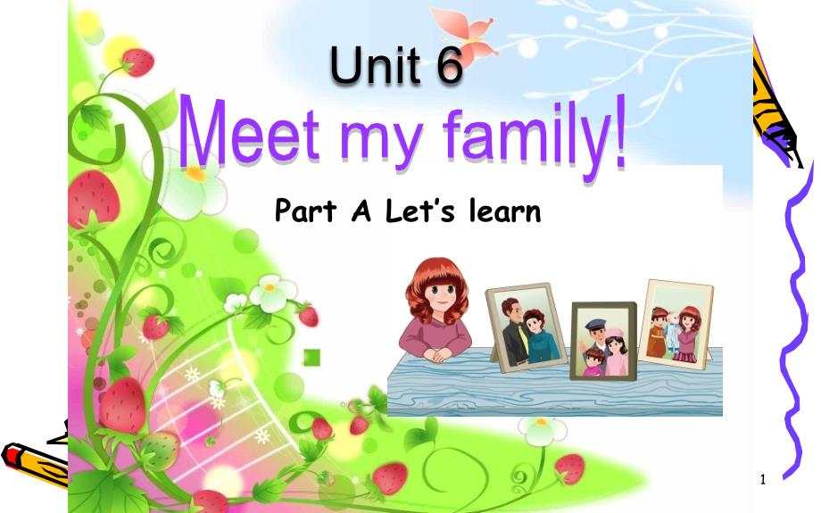 人教版英语四年级上册Unit6-Part-A-Let’s-learn课件_第1页