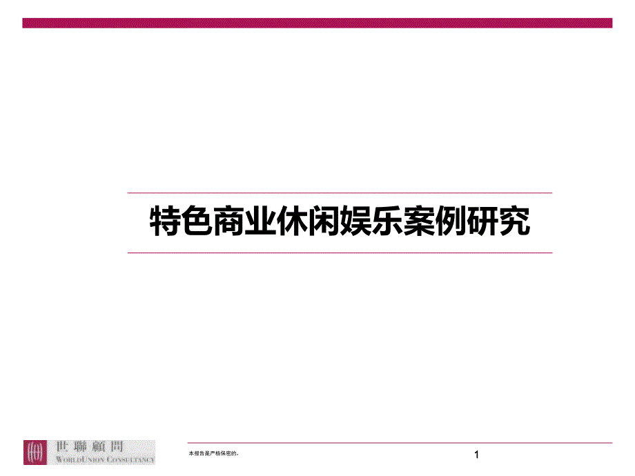 特色商业休闲娱乐案例研究课件_第1页