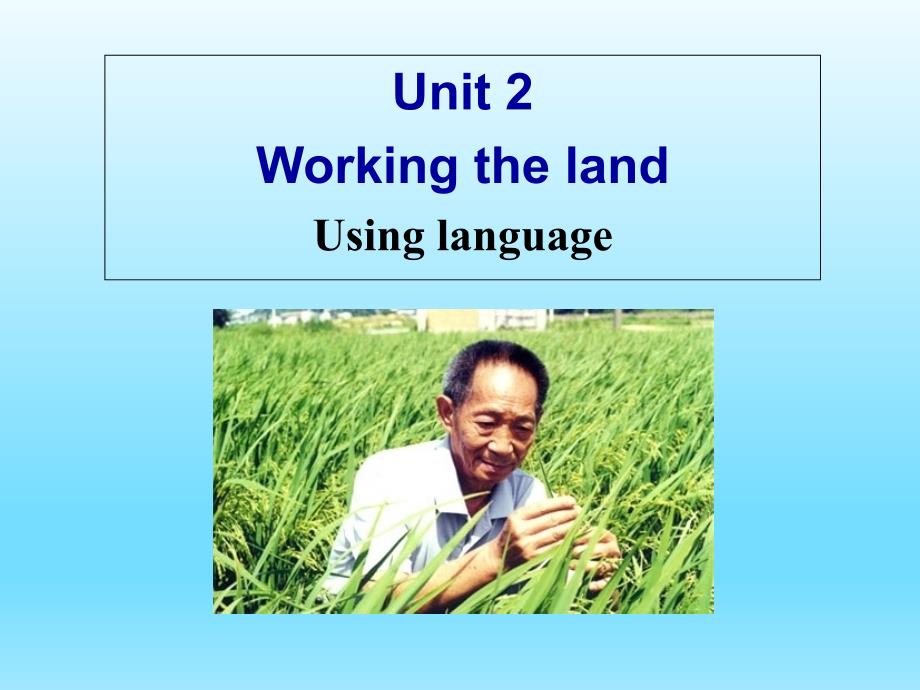 新人教版高中英语必修4_unit2_Using_language课件_第1页