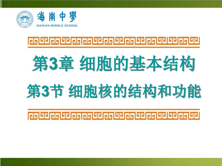 新人教版材细胞核的结构和功能专家ppt课件_第1页