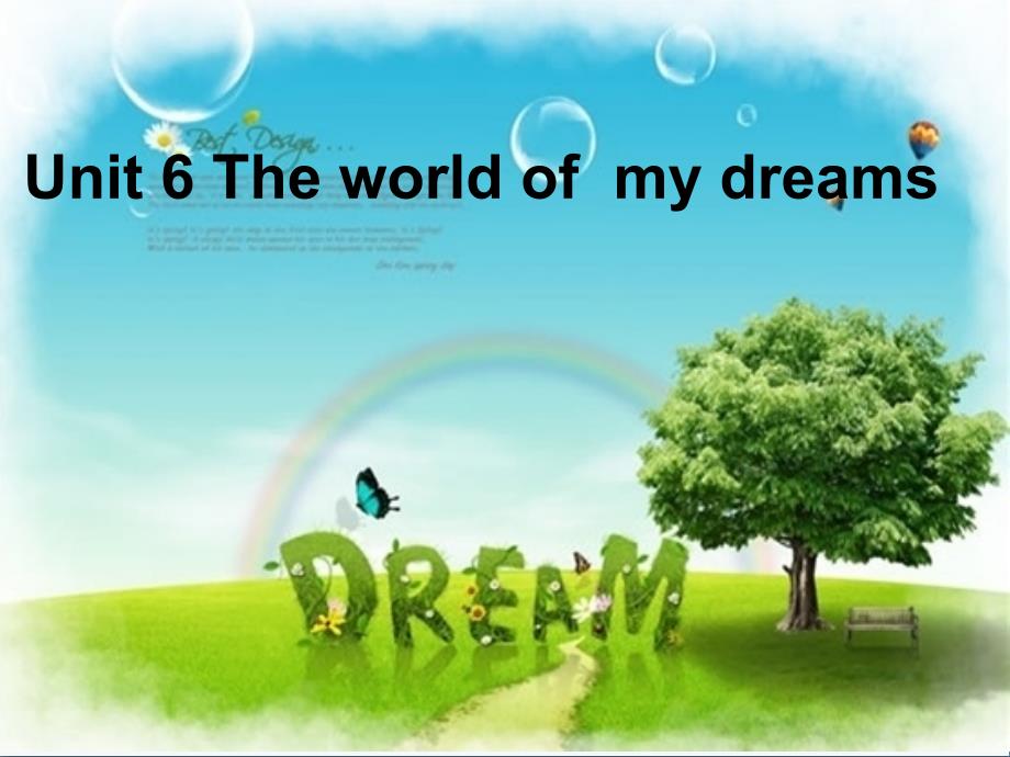 剑桥(join-in)版六年级英语下册ppt课件Unit-6-The-world-of-my-dreams_第1页