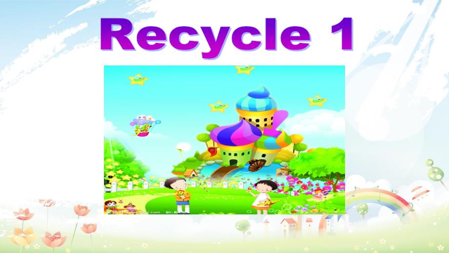 人教版pep小学三年级上册英语Recycle1课件_第1页