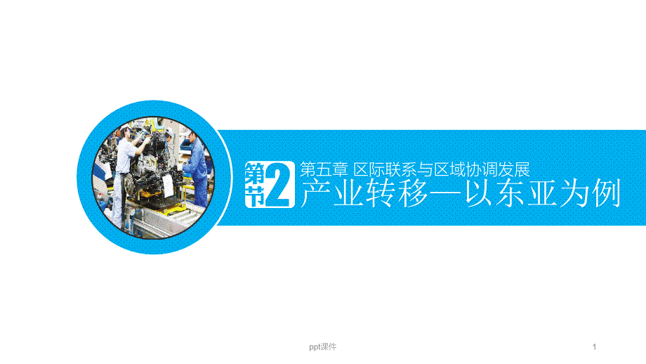 产业转移—以东亚为例--课件_第1页