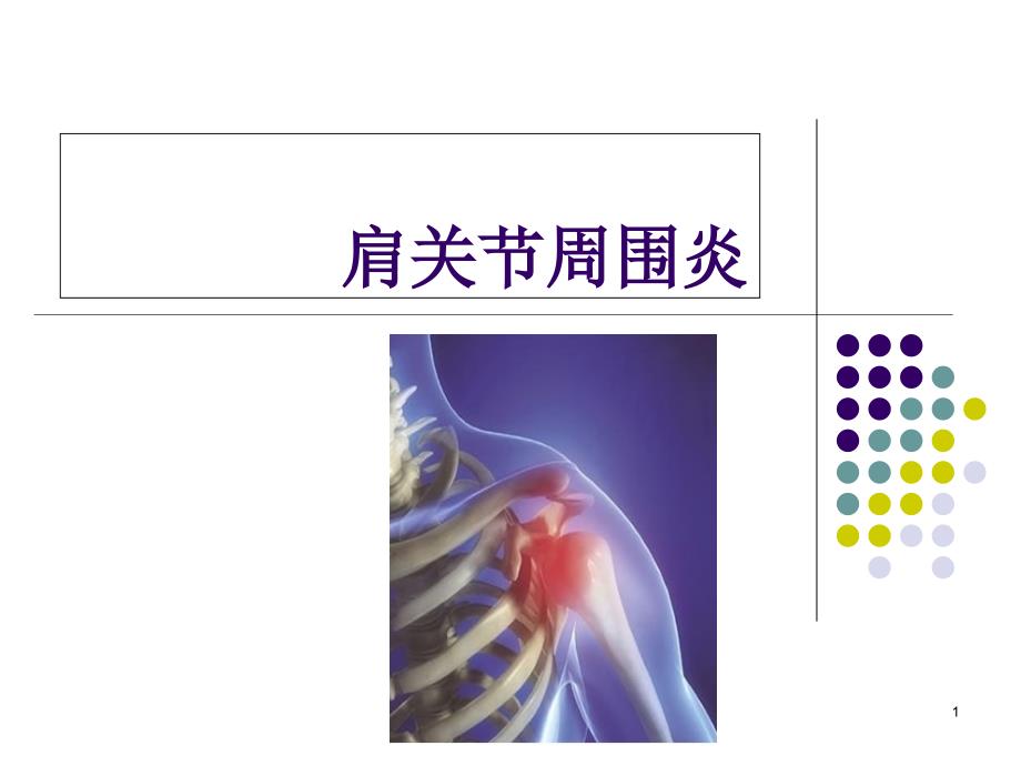 肩周炎推拿学课件_第1页