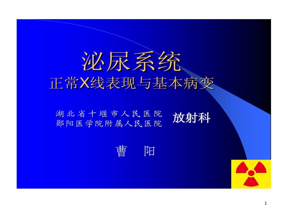 泌尿正常X线表现和基本病变课件_第1页