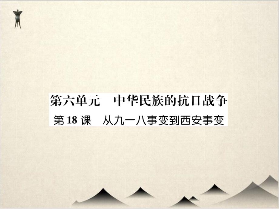 部编版《从九一八事变到西安事变》课件_第1页