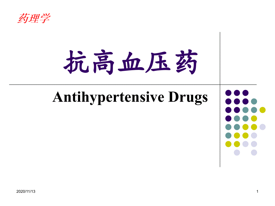 药理学抗高血压药-课件_第1页