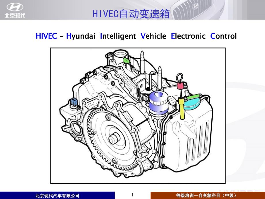 北京现代hivec自动变速箱培训教程_第1页