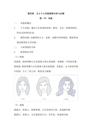 形象设计——4女士个人风格规律分析与诊断