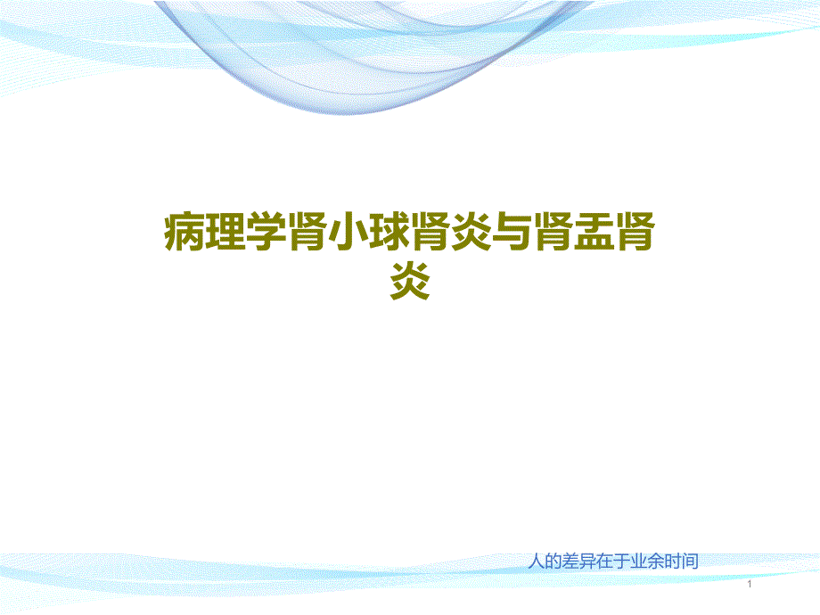 病理学肾小球肾炎与肾盂肾炎课件_第1页