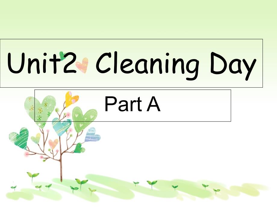 闽教版小学英语四年级下册《Unit-2-Cleaning-Day》课件_第1页