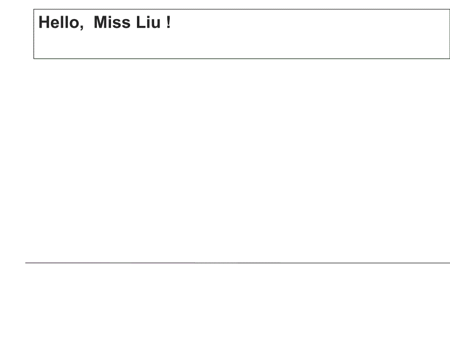 【重大版】英语三年级上册：Unit-1《Hello-Miss-Liu》ppt课件_第1页