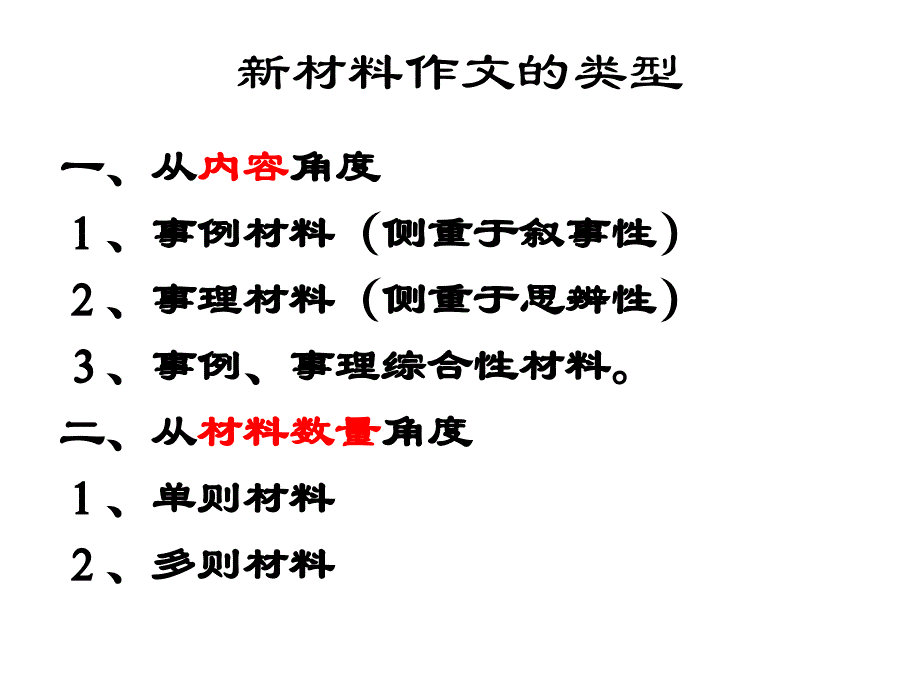 高考新材料作文审题立意训练作文ppt课件_第1页