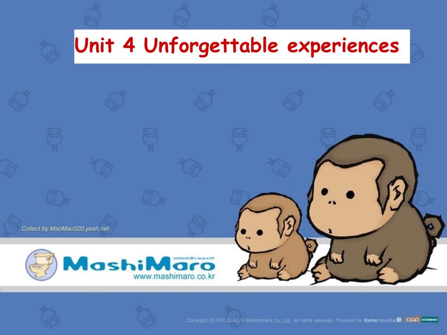 高一英语Unit4-unforgettable-experience-新课标-人教版课件_第1页