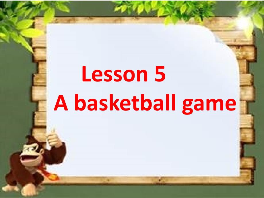 六年级下册英语ppt课件-Lesson5-A-basketball-game冀教版三起_第1页