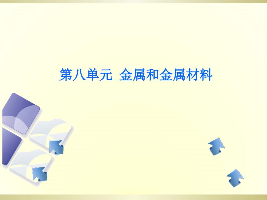 人教九年级化学下册第八单元复习课件_第1页