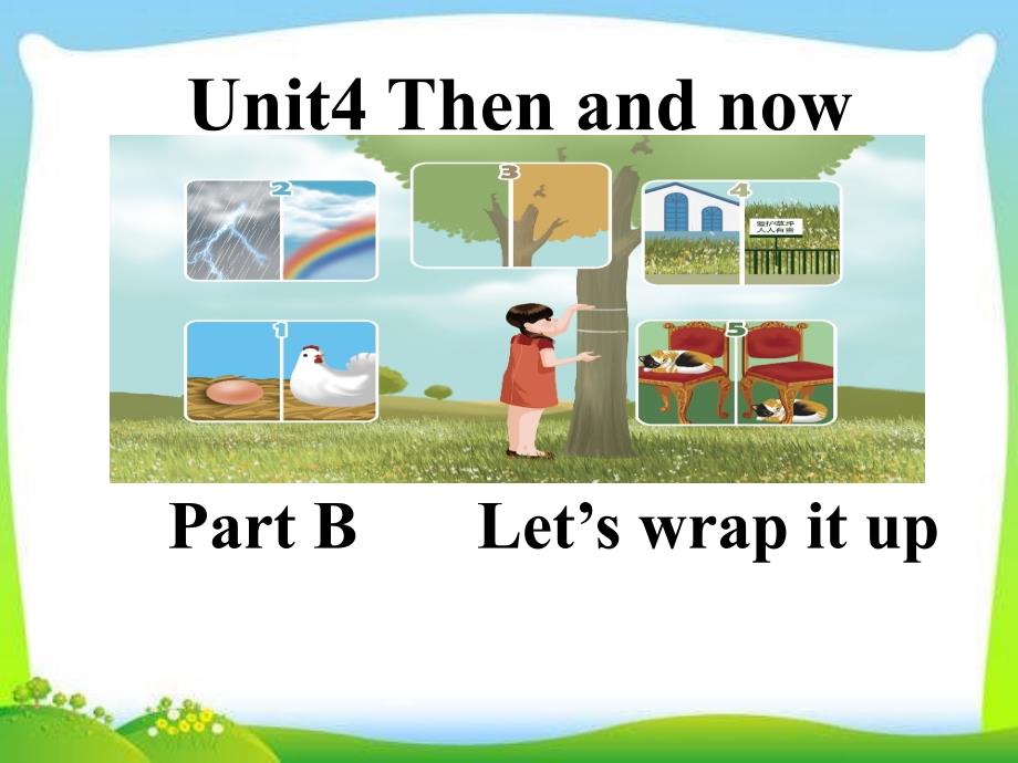 pep人教版六年级英语下册Unit4《Then-and-now》Part-Cppt课件_第1页