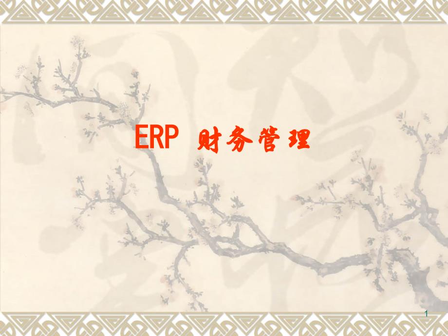 ERP培训教材3财务与实施课件_第1页