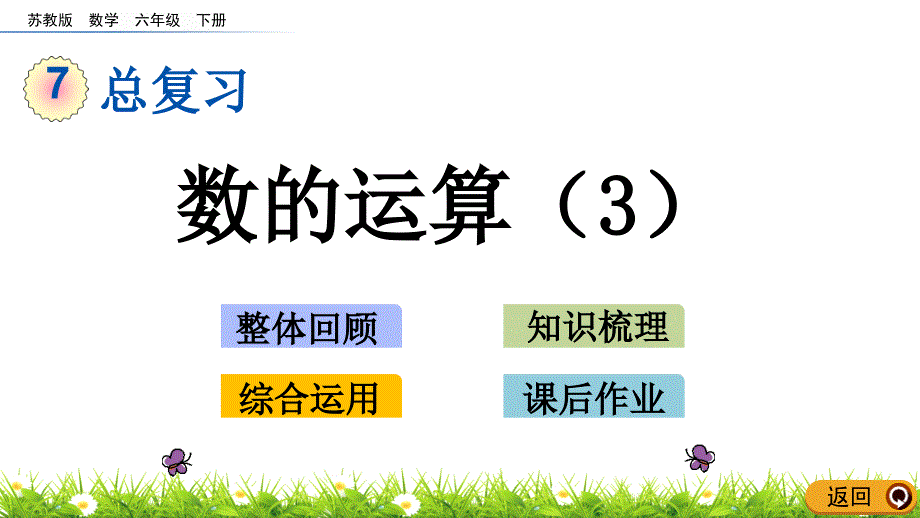 苏教版六年级数学下册第七单元总复习《1.7-数的运算(3)》课件_第1页