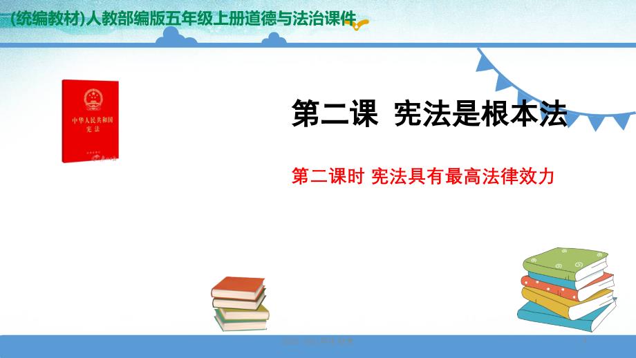 部编版六年级上册道德与法治--2.2《宪法具有最高法律效力》--课件_第1页