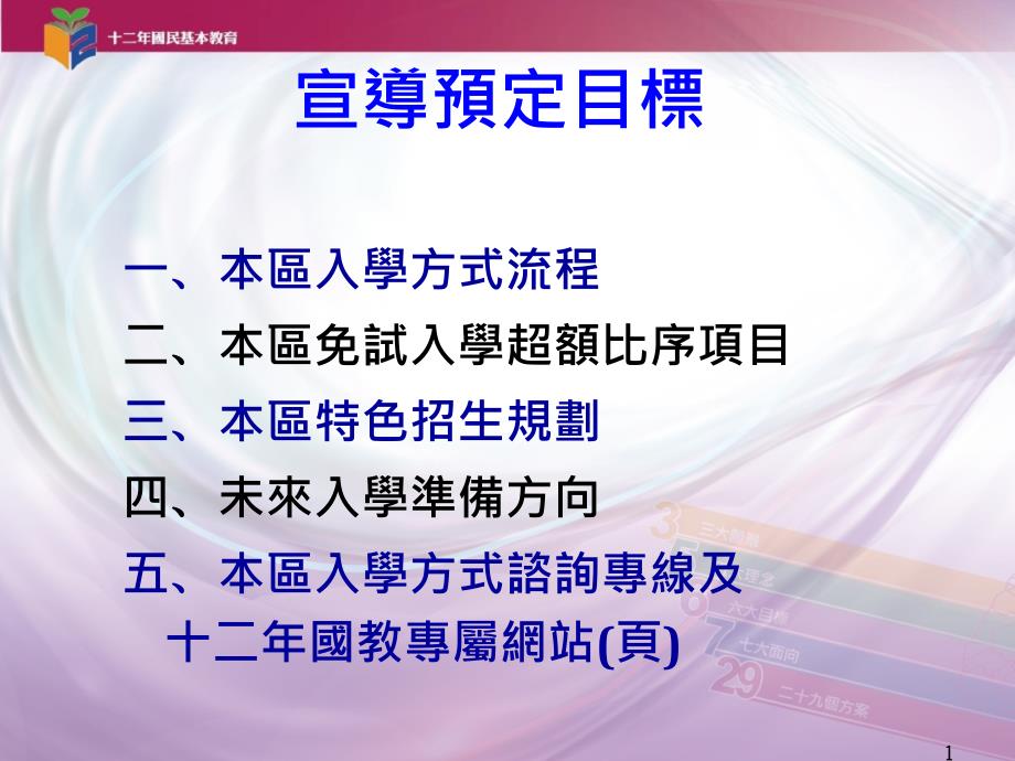 十二年国民基本教育入学方式宣导讲纲a课件_第1页