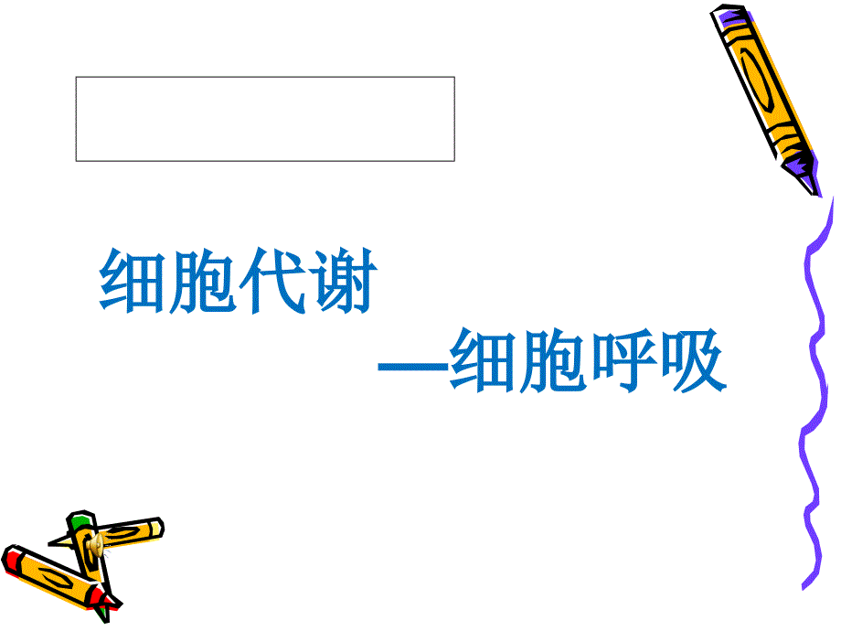 高考一轮复习《细胞代谢细胞呼吸》教学ppt课件_第1页