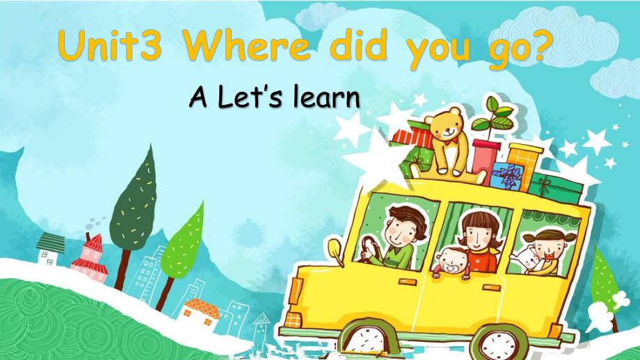 PEP人教版六年级英语下册Unit-3-Where-did-you-go-A-Let’s-learnppt课件_第1页