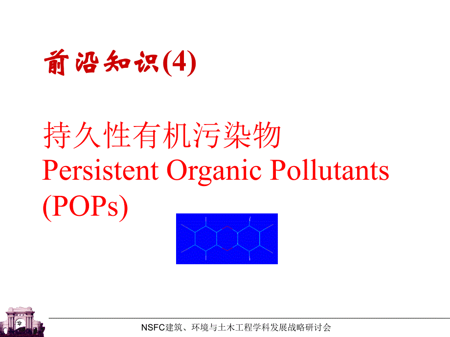 NSFC环境学科战略研讨会-POPs课件_第1页