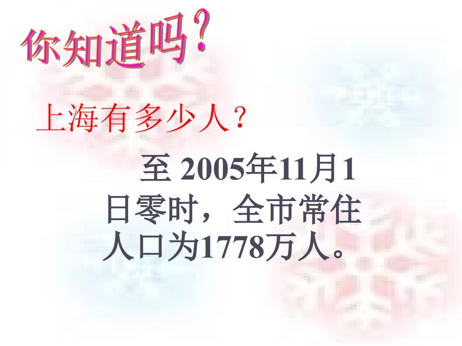 初中地理《世界的人口》课件_第1页