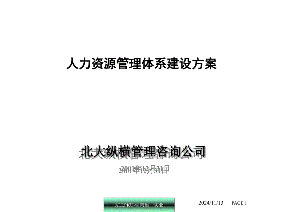 人力资源管理体系建设方桉课件_第1页