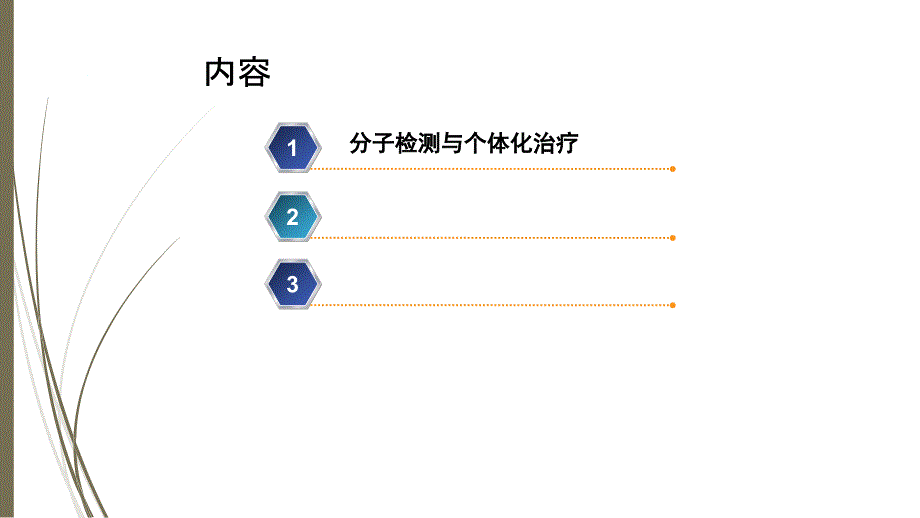 分子检测在肿瘤精准治疗中的应用主题讲座ppt课件_第1页