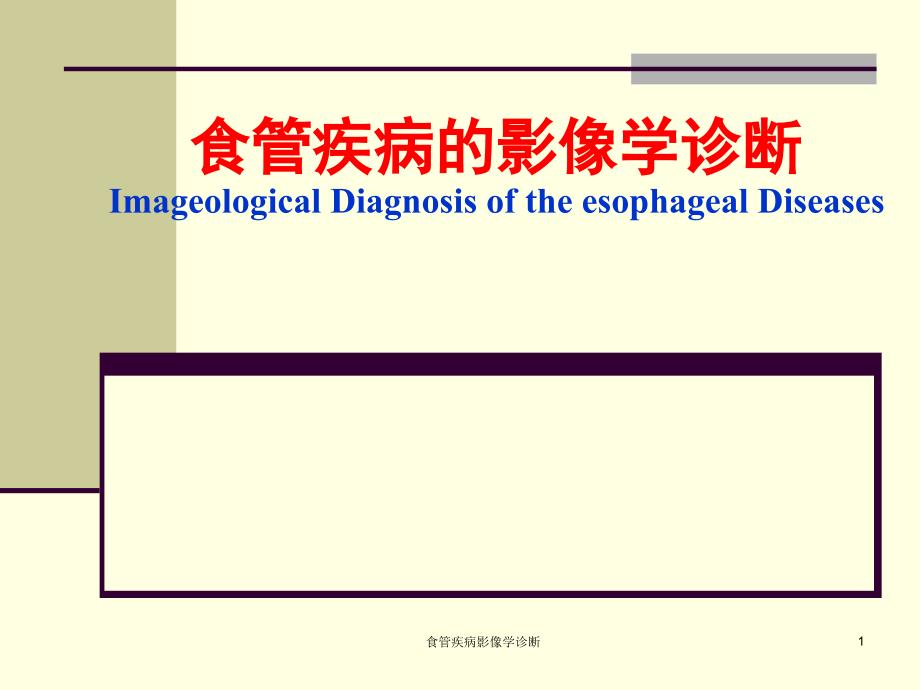 食管疾病影像学诊断ppt课件_第1页