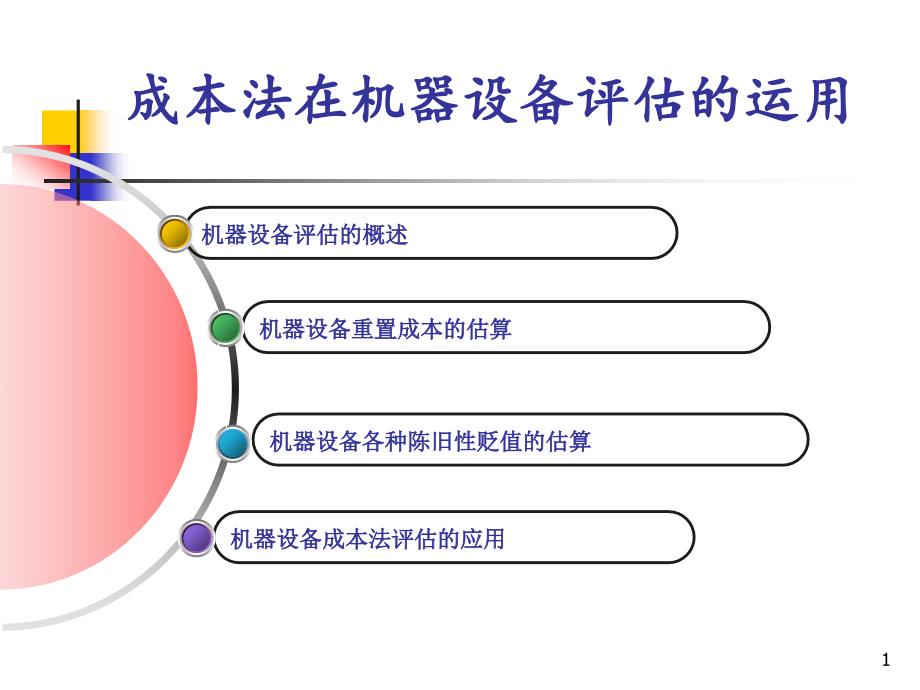 机器设备评估--成本法课件_第1页