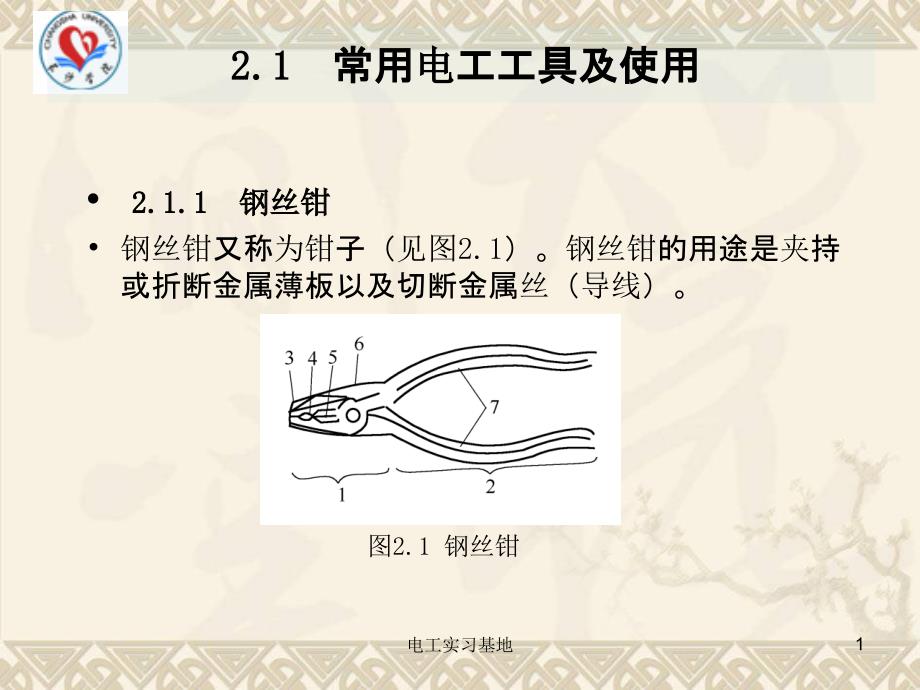 常用电工工具及使用课件_第1页