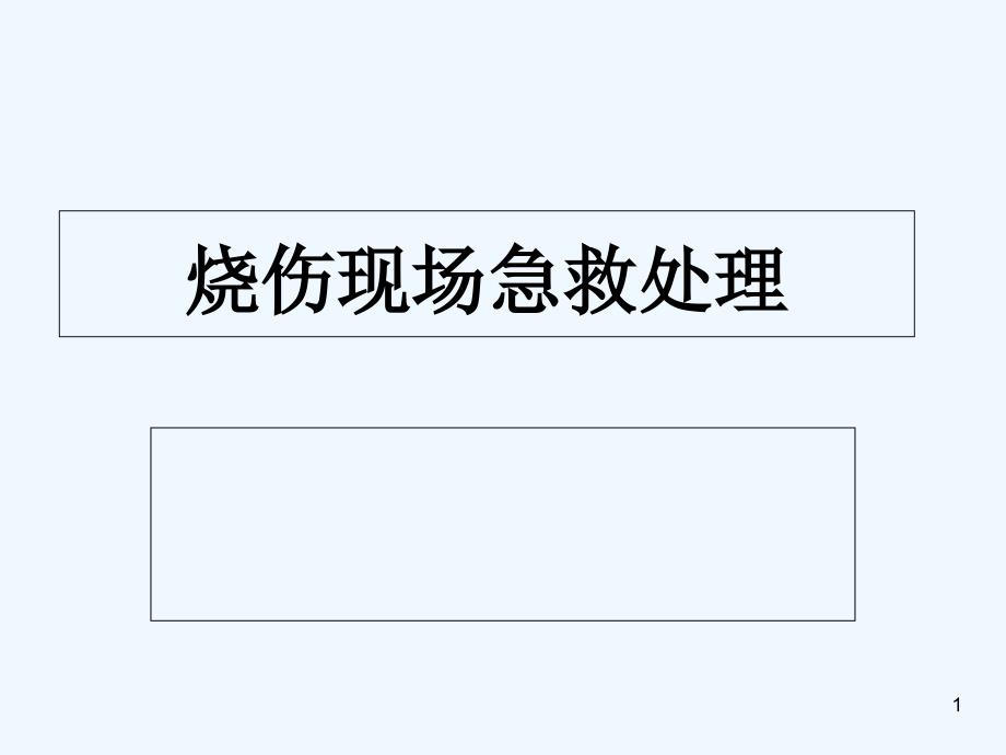 烧伤现场急救处理课件_第1页