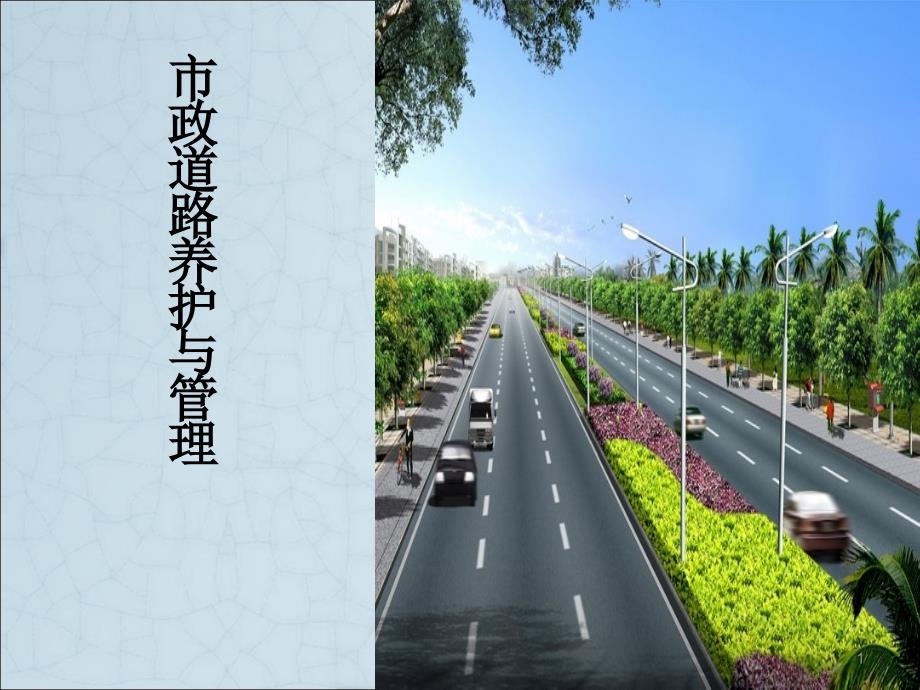 市政道路养护与管理课件_第1页